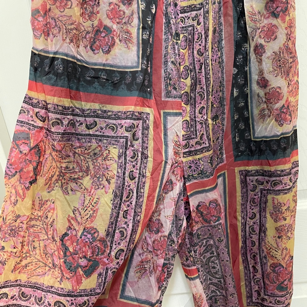 FP Movement Free People Sashay My Way Balloon Pants S Jogger Patchwork Yoga Boho - Picture 4 of 13